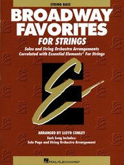 Broadway Favorites String Bass Essential Elements String Method Music Book
