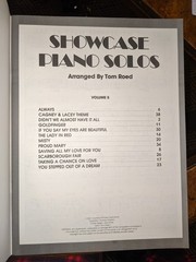 Showcase Piano Solos Volume 5 Advanced Piano Arr. By Tom Roed Sheet Music Book
