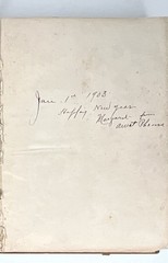 Antique 1901 International Book of Song Hardcover Sheet Music Book Inscription