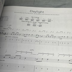 COLDPLAY A Rush of Blood To the Head Guitar Tab Tablature Edition 80 Pages Total