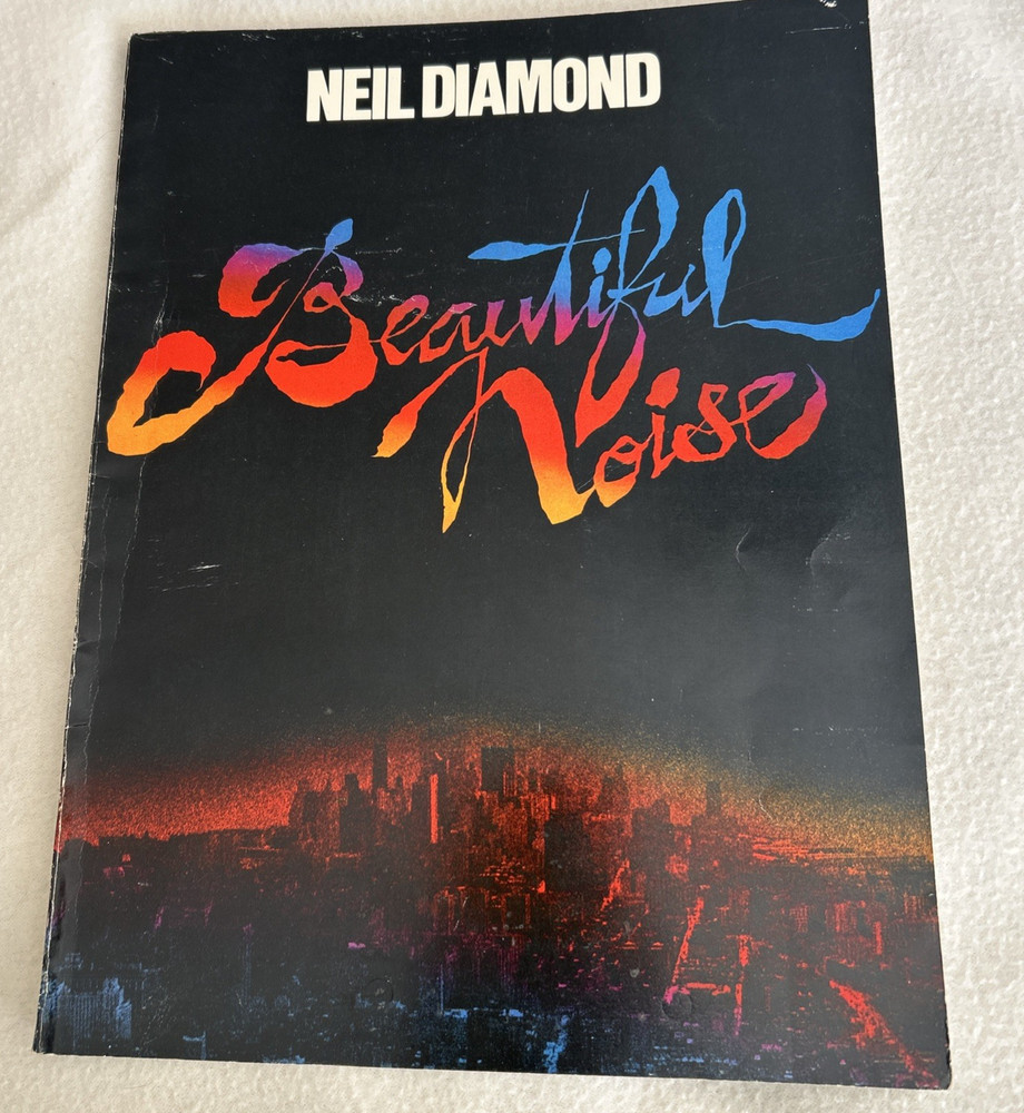 Neil Diamond BEAUTIFUL NOISE Songbook Sheet Music Vintage 1976 Guitar Song Piano