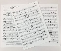 Lift Up Your Heads SATB Choral Piano Keyboard Sheet Music Lloyd Larson Hope Pub