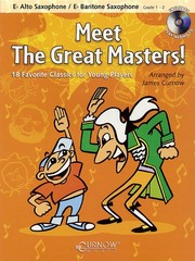 Meet the Great Masters Alto Sax Kids Classical Sheet Music Play-Along Book CD