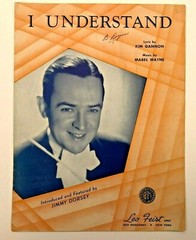 1941 I Understand Vintage Sheet Music Jimmy Dorsey Mabel Wayne Kim Gannon