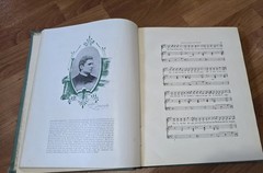 Antique 1895 Cyclopedia of Favorite Songs HC Victorian Sheet Music Song Book