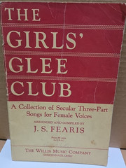 The Girls&rsquo; Glee Club Secular Songs Three Part For Female Voices Vtg Willis Music