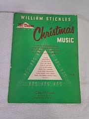 William Stickles Tri-Chord Piano Christmas Songbook Sheet Music 1954 Hansen USA