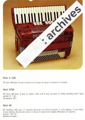 CRUCIANELLI ACCORDION 1970&rsquo;s PRODUCT LINE FULL COLOR CATALOG (ITALY) NOS