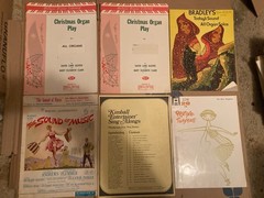 Lot of 37 All-Organ Sheet Music Books: Popular, Classical, Devotional, Standards