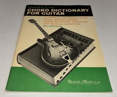 Vintage 1967 Guitar Chord Dictionary Ronny Lee Beacon Music Co Ridgefield NJ USA