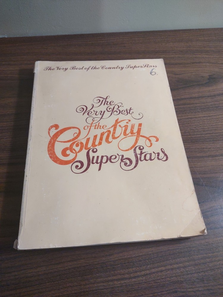 1981 The Very Best of the Superstars Sheet Music Song Book GUITAR VOCALS PIANO