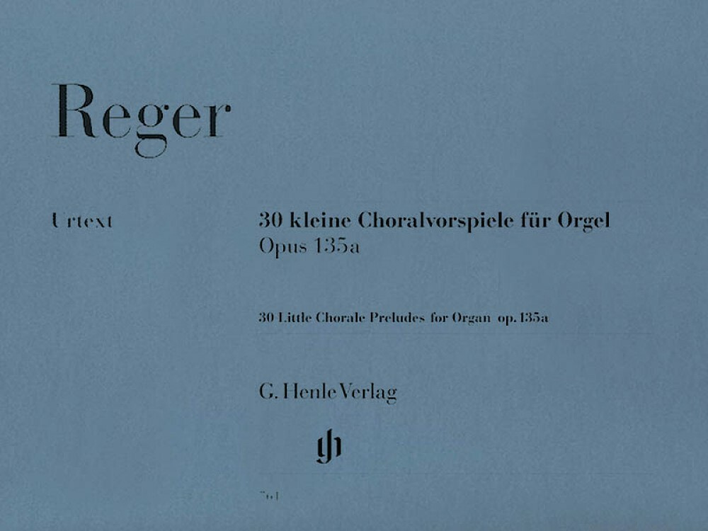 Reger 30 Little Chorale Preludes for Organ Op. 135a Sheet Music Book 051480761