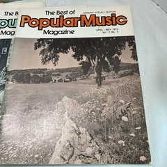 9 Issues The Best of Popular Music Magazine 1971-1978 Sheet Music Songbooks Lot