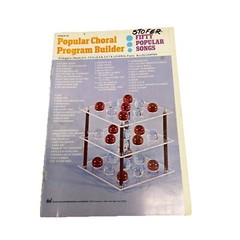 Popular Choral Program Builder 50 Popular Songs Sheet Music Book SATB Lou Leaman