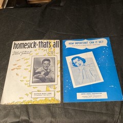 Vintage Sheet Music Lot of 22 – 1930s- 1940s -1950s Piano/Voice