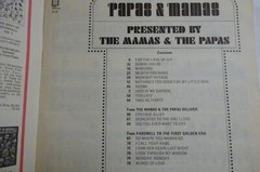 THE MAMAS & PAPAS Songbook 19 songs sheet music 80 pages 1968 Safe in My Garden