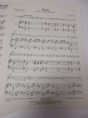 Stan Pethel Essay for B Flat Trumpet and Piano Sheet Music Theodore Presser