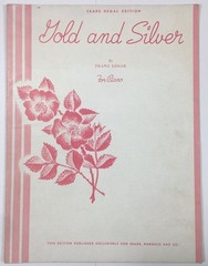 1935 Sears Regal Edition Gold And Silver Piano Sheet Music Franz Lehar Robbins