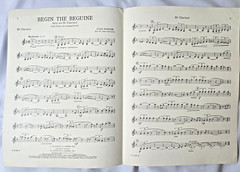 Vintage Clarinet Piano Sheet Music Lot 6 Pieces Begin The Beguine Stamitz