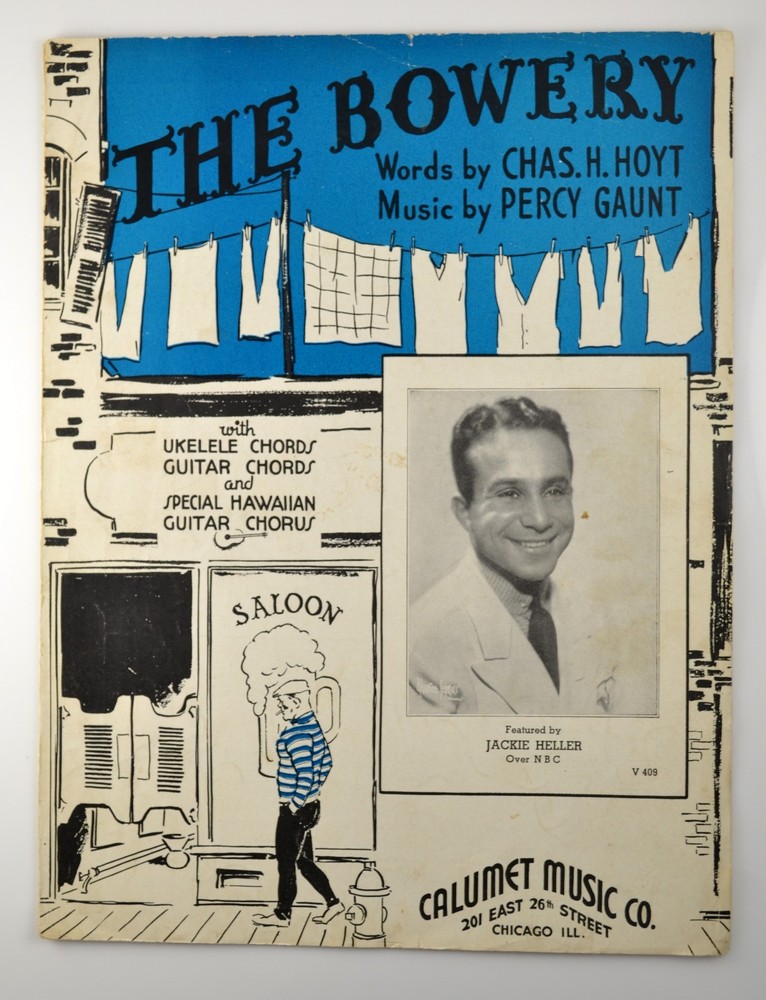 The Bowery uke guitar piano 1935 comic Sheet Music