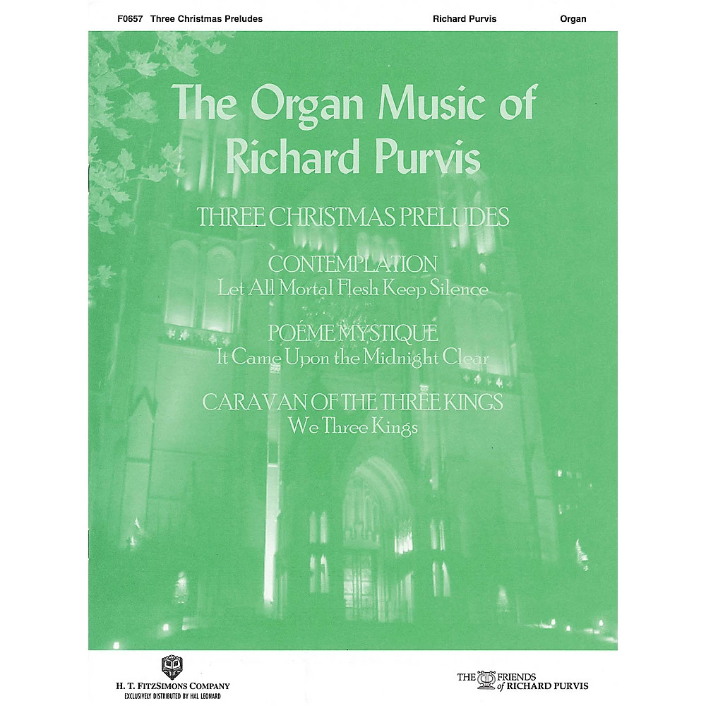 H.T. FitzSimons Company Three Christmas Preludes (Organ) Organ