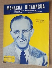 SHEET MUSIC MANAGUA NICARAGUA, GAMSE/FIELDS ENCORE MUSIC PUBLICATIONS 1946 (464)
