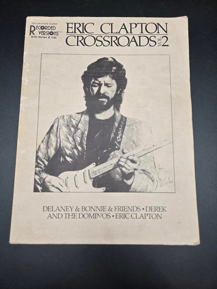 Eric Clapton Crossroads Vol 2 Guitar TAB Songbook Hal Leonard 1989 Vintage