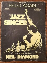 HELLO AGAIN by Neil Diamond – The Jazz Singer sheet music 1982