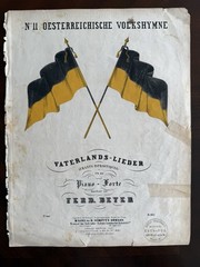 1850s Patriotic Austrian & Russian National Anthems Sheet Music Piano Ferd Beyer