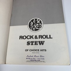 Rock and Roll Stew Of Choice Hits, Thirty-Eight Songs Piano Songbook Vocal VTG