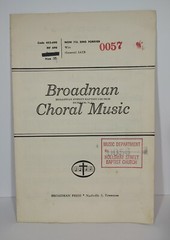 Choral Sheet Music – « Now I&rsquo;ll Sing Forever » SATB – Witt – Broadman Choral Music