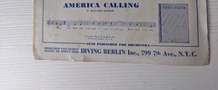 White Christmas – from « Holiday Inn » – by Irving Berlin – 1942 sheet music