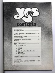 YES BEST BAND SCORE JAPAN GUITAR TAB