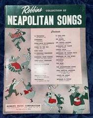 Robbins Music Collection Neapolitan Songs Sheet Music English Italian 1964