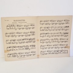 Antique 1901 Marionettes Polka Francaise Sheet Music by Geza Horvath