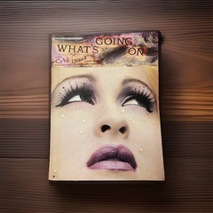 CYNDI LAUPER « WHAT&rsquo;S GOING ON » SHEET MUSIC-1987-PIANO/VOCAL/GUITAR/CHORDS-NEW!!