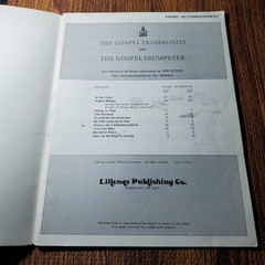The Gospel Trumpeter Sheet Music Lillenas Pno Accomp 1965