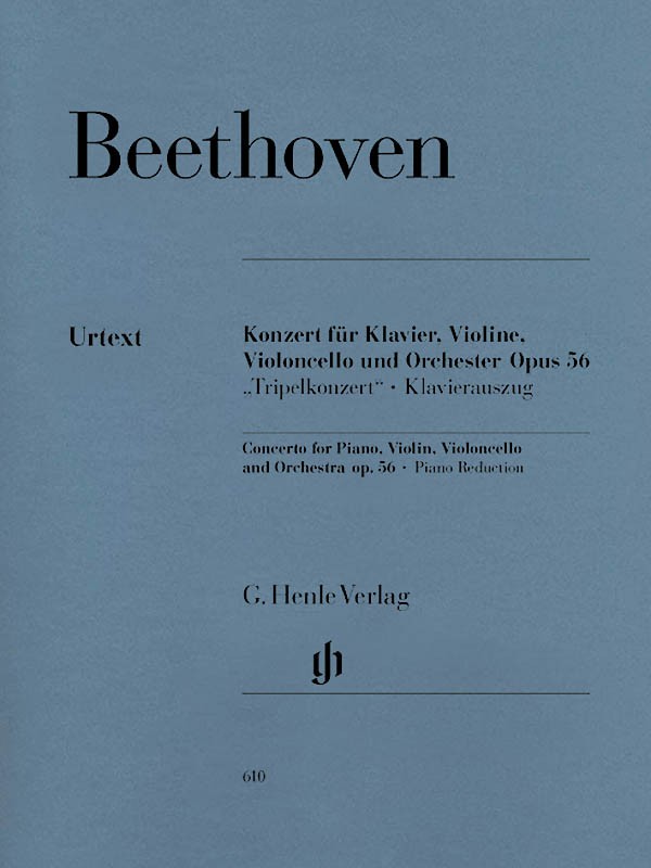 Beethoven Concerto Piano Violin Orchestra C Major Op 56 Henle Urtext Book
