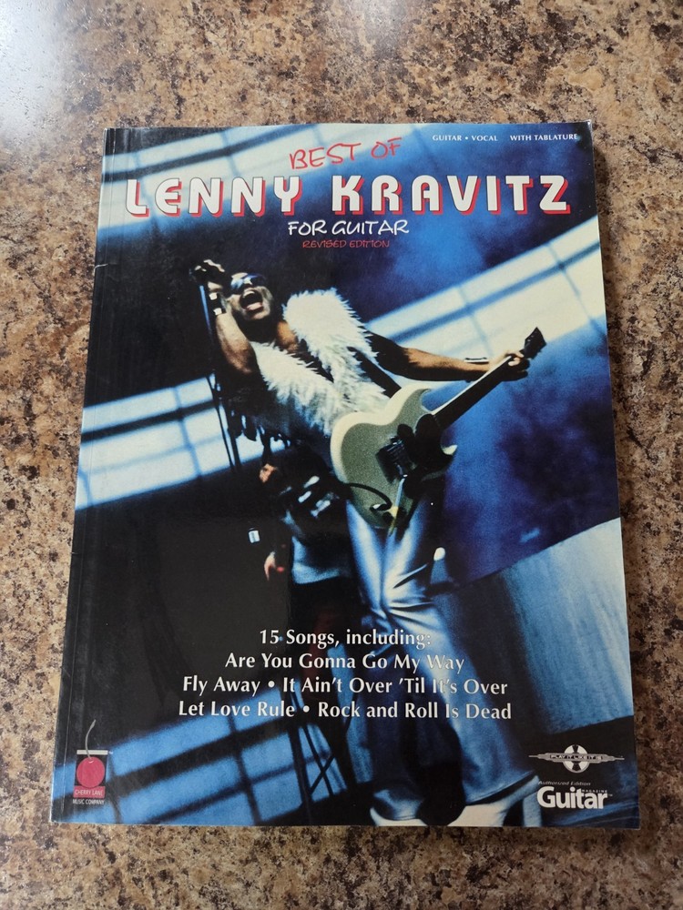 Best of Lenny Kravitz For Guitar with Vocals & Tab 1999 Cherry Lane Music