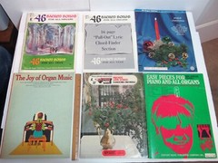 Vtg Lot 10 All Organ Songbooks Hymns Christmas Pop Folk Music Books