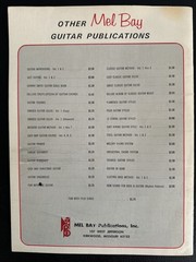 Mel Bays guitar book Virtuoso by Harry Volpe Acoustic Guitar Vintage 1971