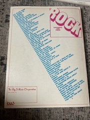 Rock Yesterday And Today Big 3 Music Sheet Book All Shook Up Don’t Be Cruel