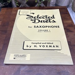 Selected Duets for Saxophone Vol. 1 Easy to Medium Alto Saxophone Sheet Music
