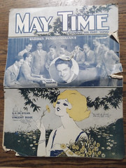 1923 MayTime == Sheet Music Fox Trot Ballad Piano