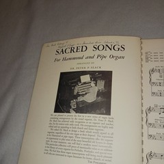 Hammond Organ Music Lot 5 Music Books Coleman Crawford Mills Harms Sacred Songs