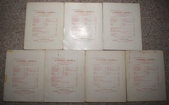 1904 Sheet Music Lot (7) The Forbidden Land Frederic Chapin Broadway Comic Opera