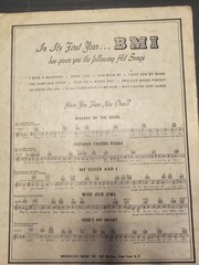 1940&rsquo;s Vintage sheet music G&rsquo; BYE NOW by OLSEN and JOHNSON&rsquo;S HELZA POPPIN