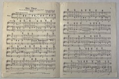 PAJAMA GAME Sheet Music Hey There Broadway Musical Tony Award Winner VTG 1954