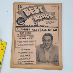 Lot of 10 1950s song lyrics magazines Popular Songs That Will Live Forever Best