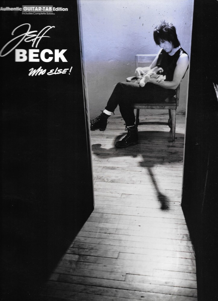 JEFF BECK – WHO ELSE, GUITAR TAB BOOK, VERY GOOD! C DETAILS